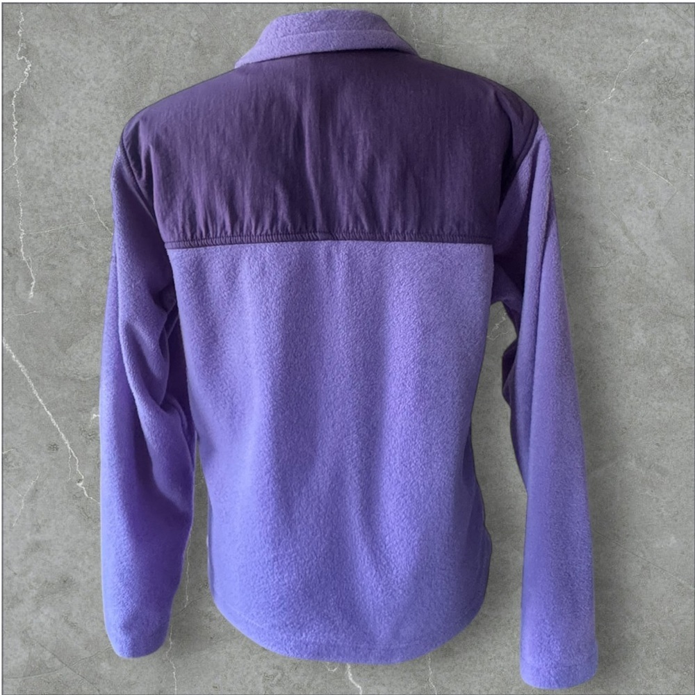 $10 Add-on | Columbia Purple Fleece Jacket - Women's Casual Zip Front - Picture 6 of 14